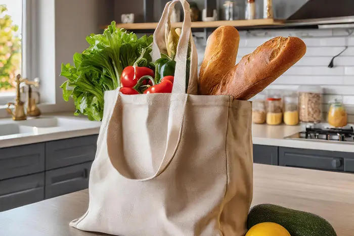 concierge-placeholder grocery's on the kitchen table